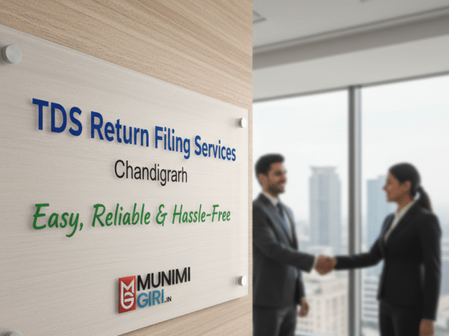 TDS Return Filing Services in Chandigarh with MunimiGiri