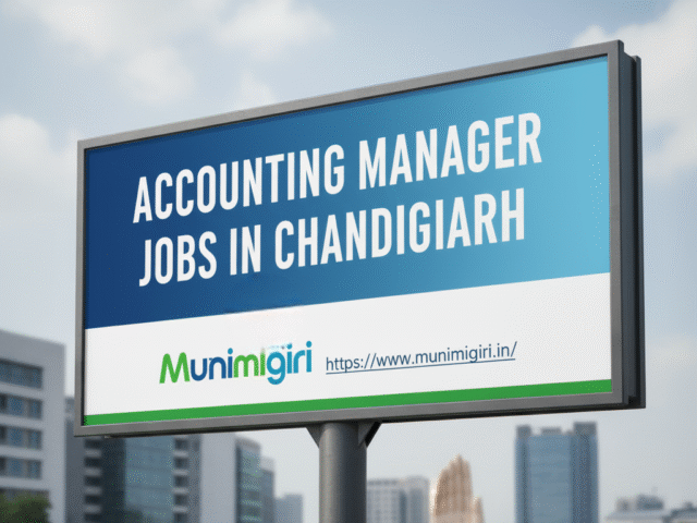 Accounting Manager jobs in Chandigarh