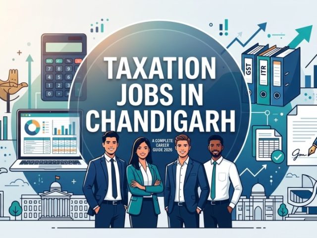 Taxation Jobs in Chandigarh 2026: Career Growth, Top Hiring Sectors & Salary Insights