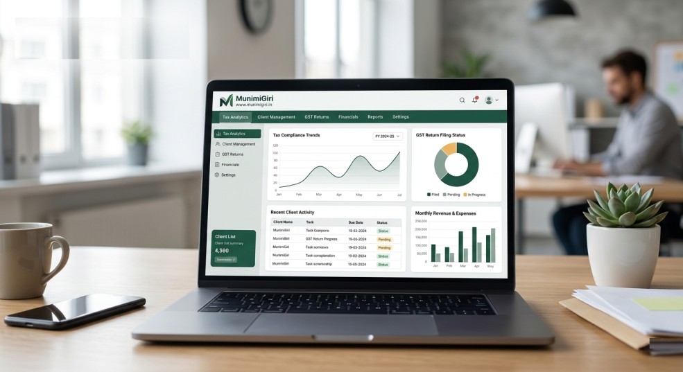 dedicated portal for tax professionals